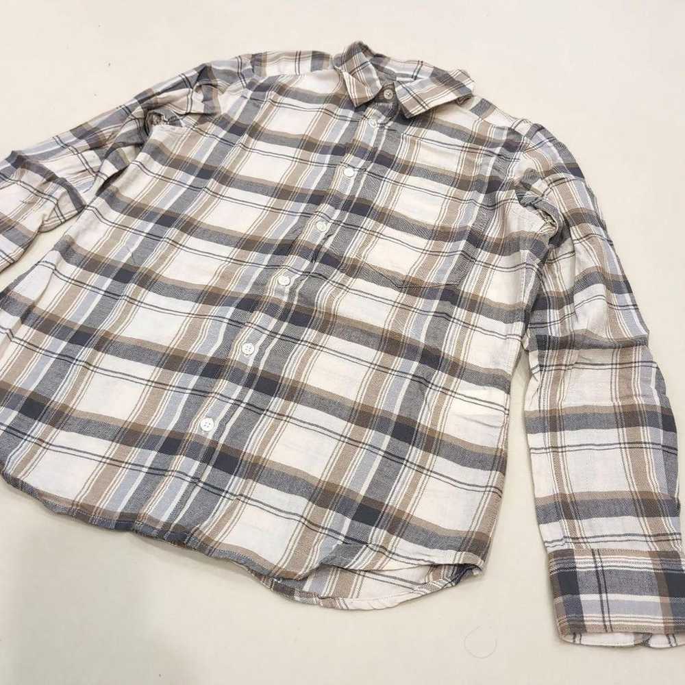 Beauty & Youth United Arrows Soft Noil Check Shirt - image 5