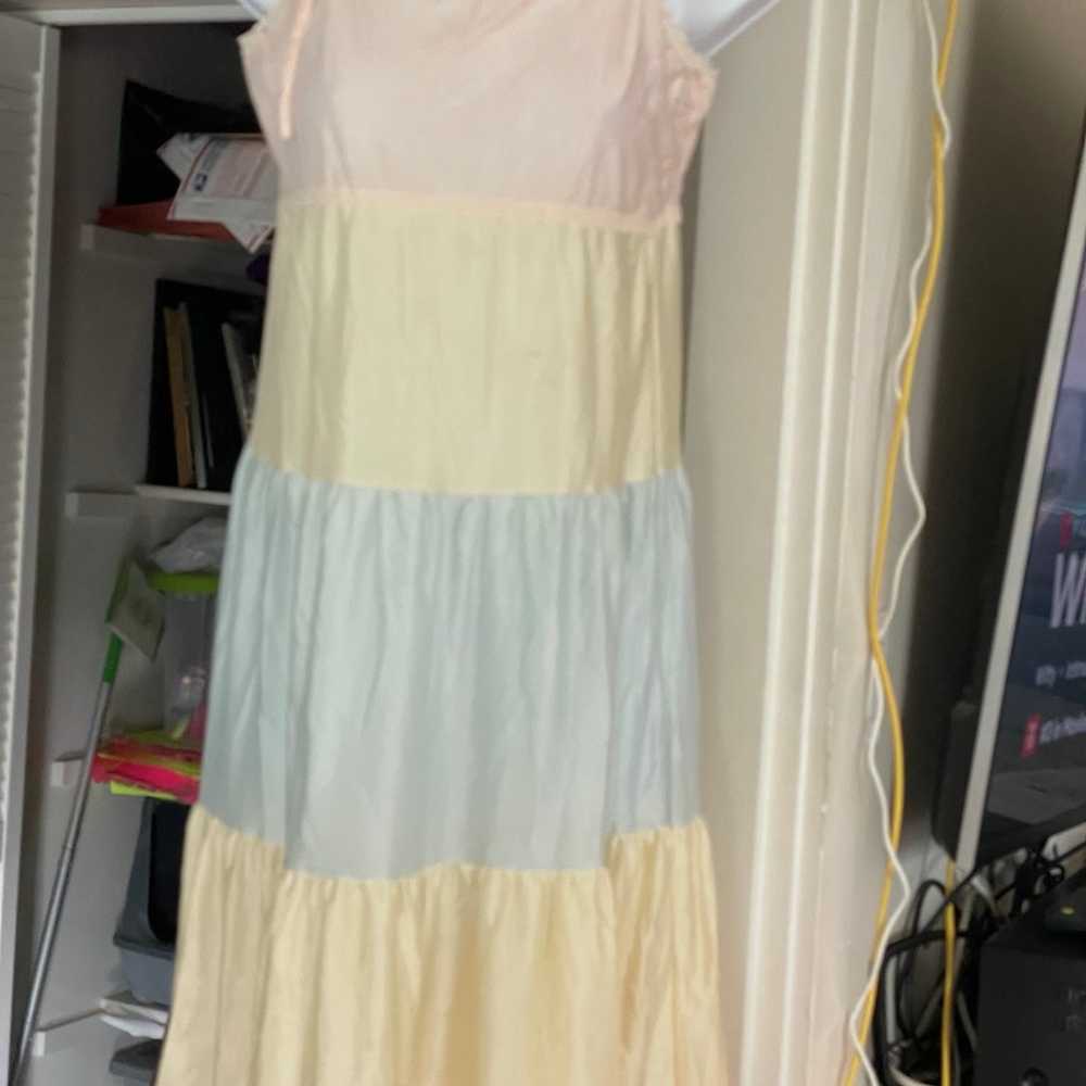 Pastel rainbow vintage camisole size medium - image 8