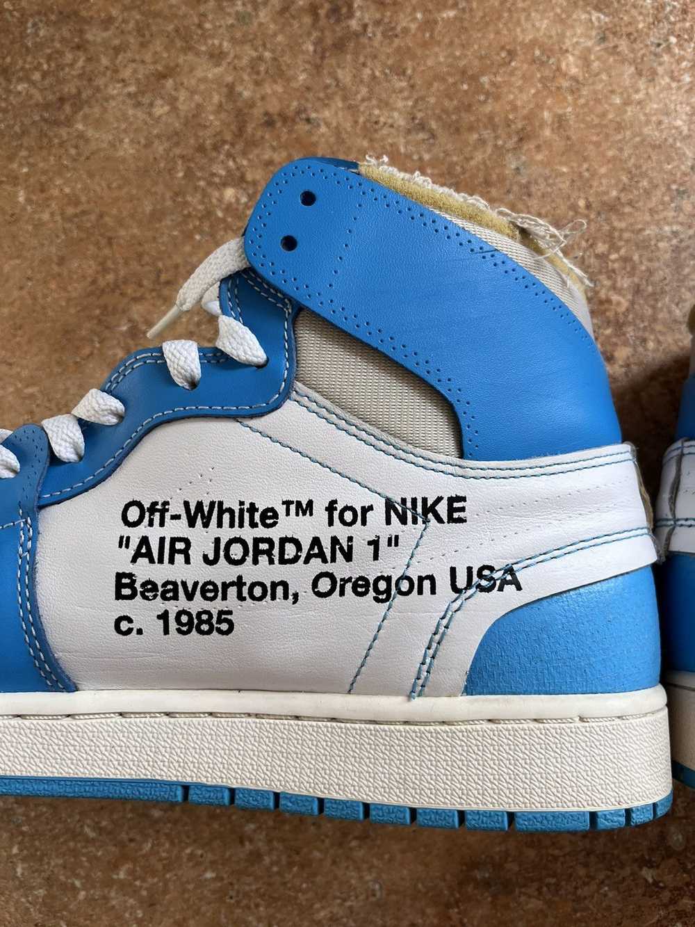 Jordan Brand × Off-White OFF WHITE UNC AIR JORDAN… - image 9