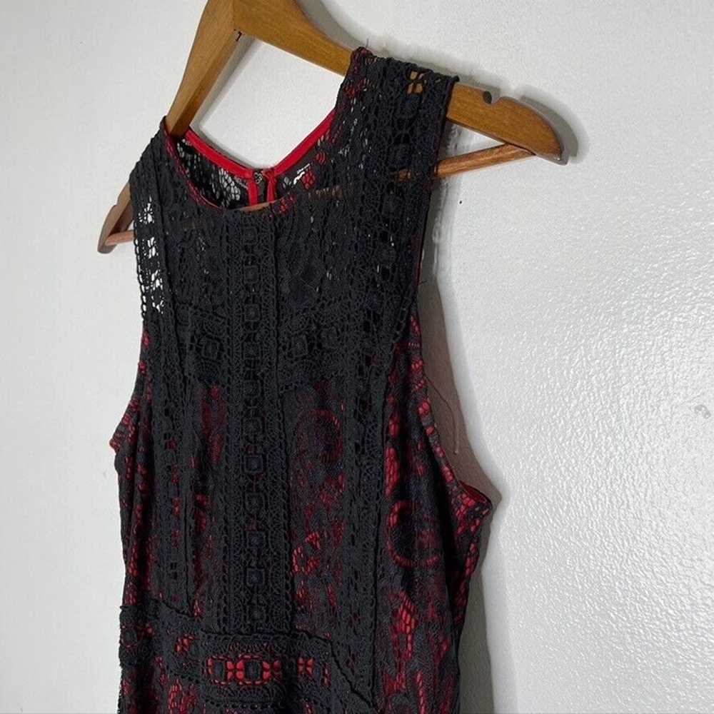 Disney Pixar Coco Black Red Round Neck Lace Dress… - image 2