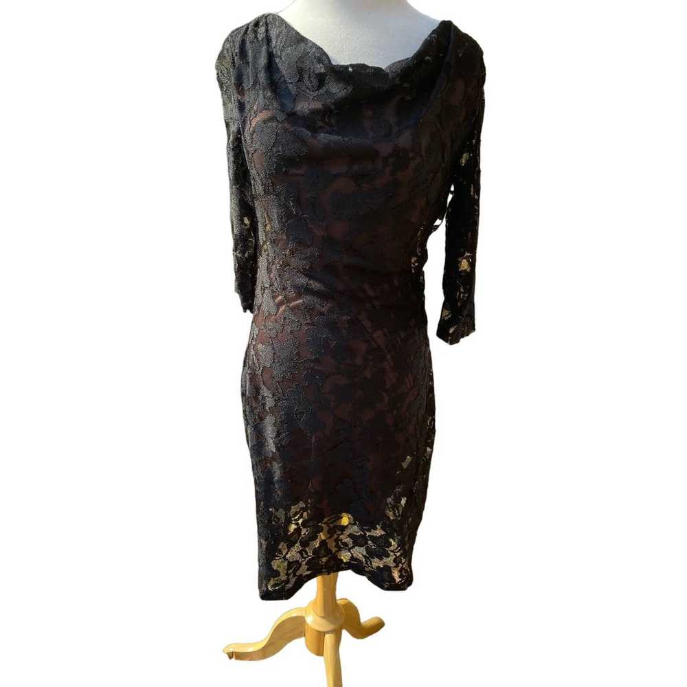 Coldwater Creek Woman’s SZ L Black Lace FItted Co… - image 2