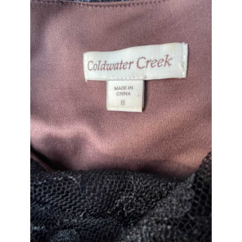 Coldwater Creek Woman’s SZ L Black Lace FItted Co… - image 7