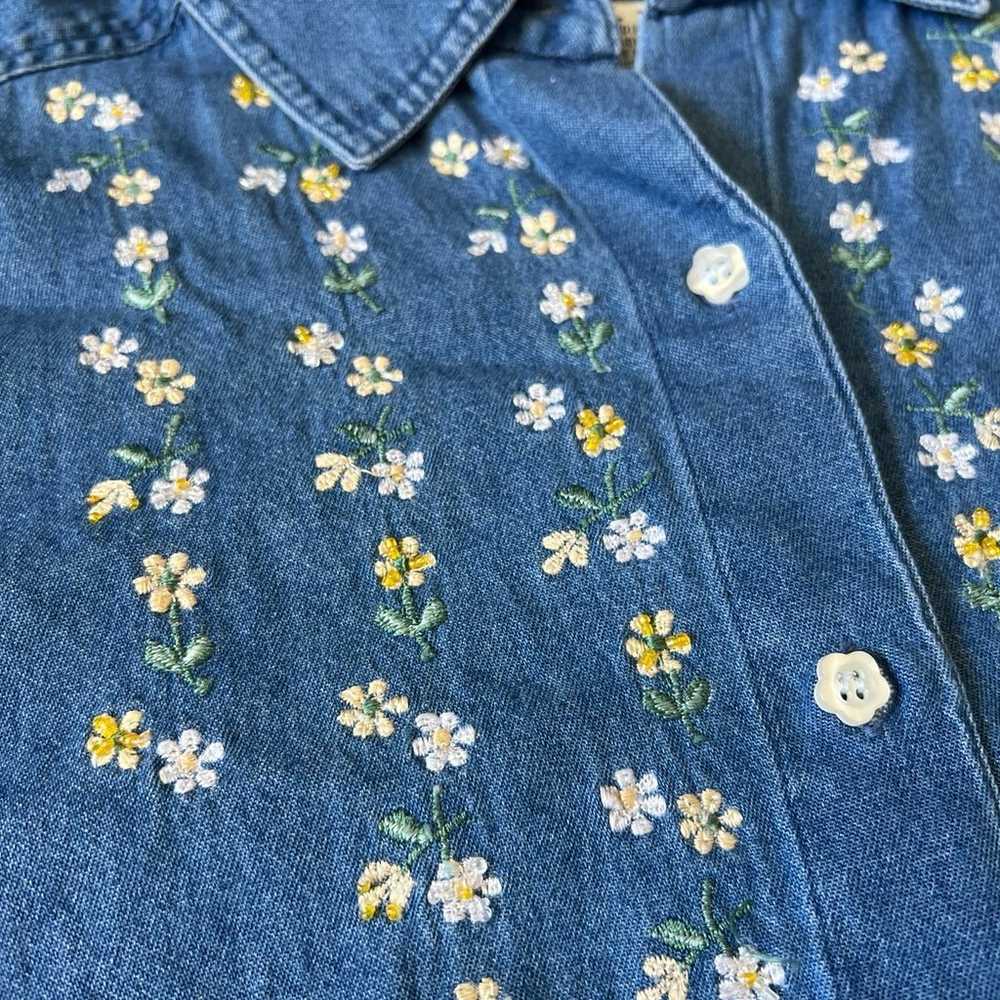 Vintage Floral Button Up - image 4