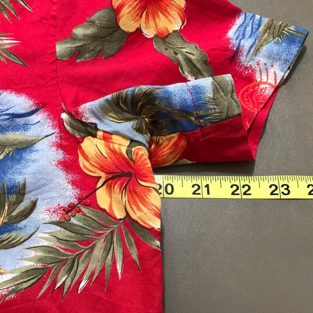 Vintage Erika Hawaiian Shirt Womens Size M Cotton… - image 3