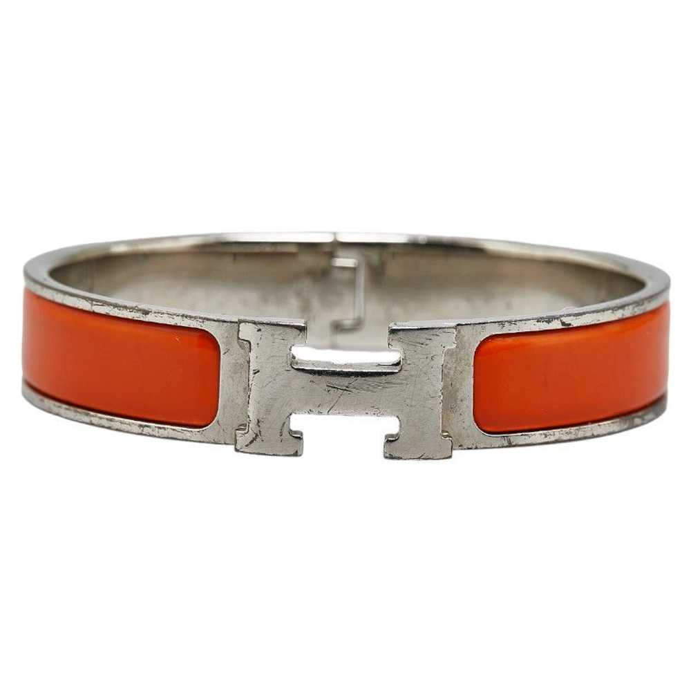 Hermes Hermes Hermes Click Clack H PM Bangle Silv… - image 1