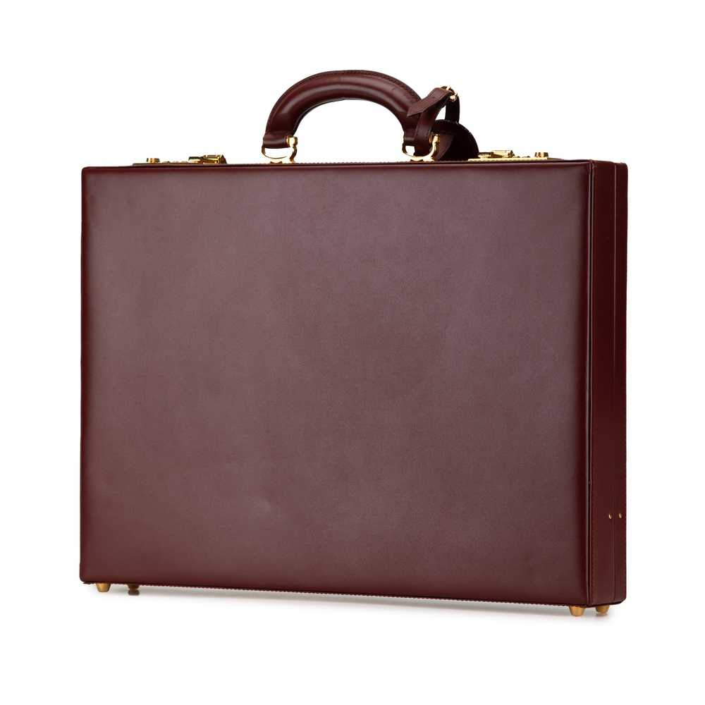 Red Cartier Leather Must de Cartier Business Bag - image 2