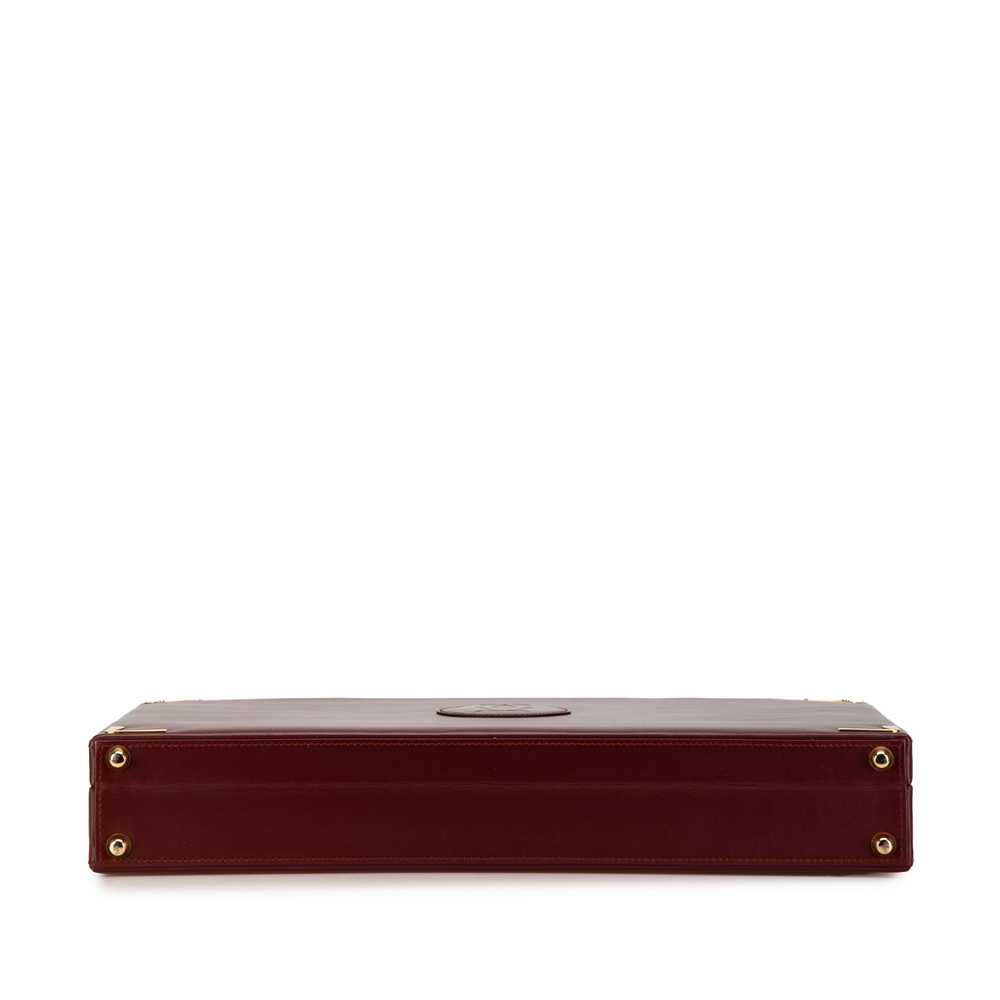 Red Cartier Leather Must de Cartier Business Bag - image 3