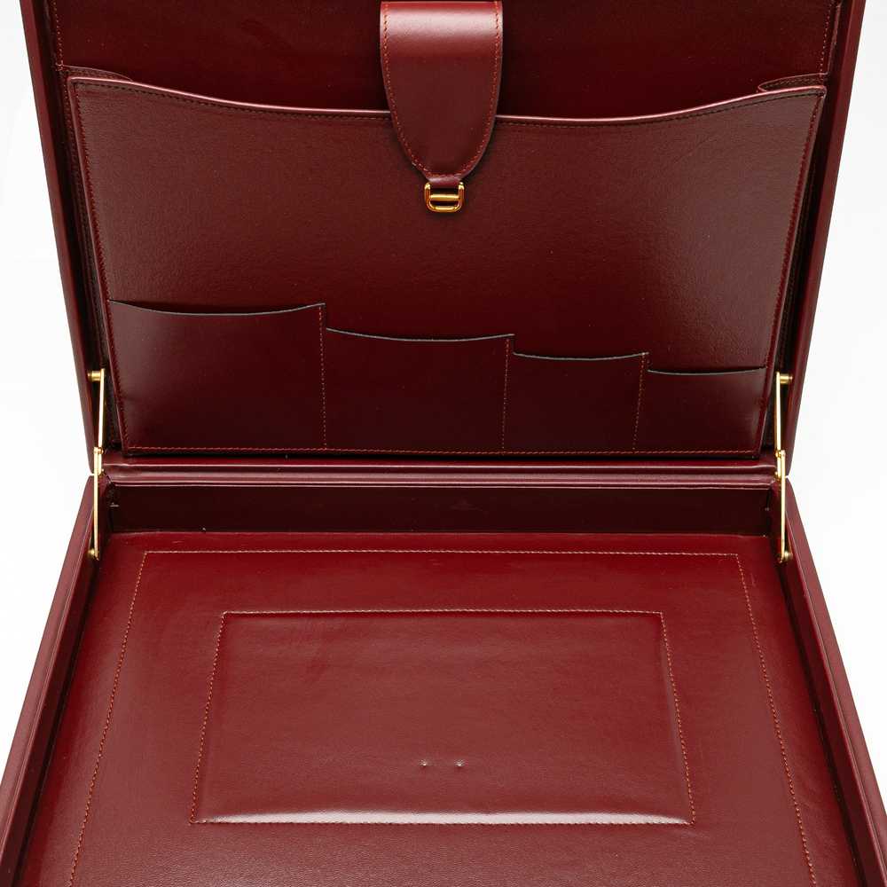 Red Cartier Leather Must de Cartier Business Bag - image 4