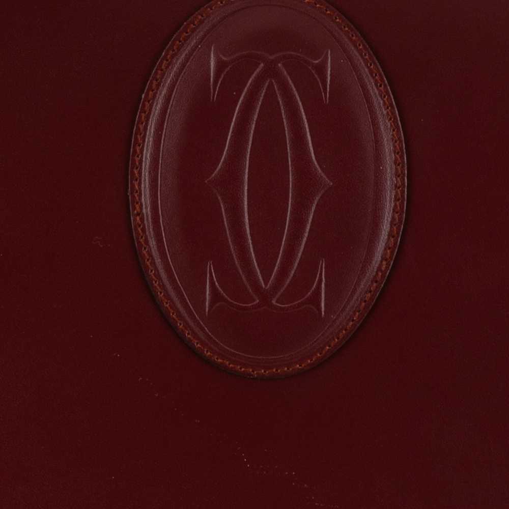 Red Cartier Leather Must de Cartier Business Bag - image 5