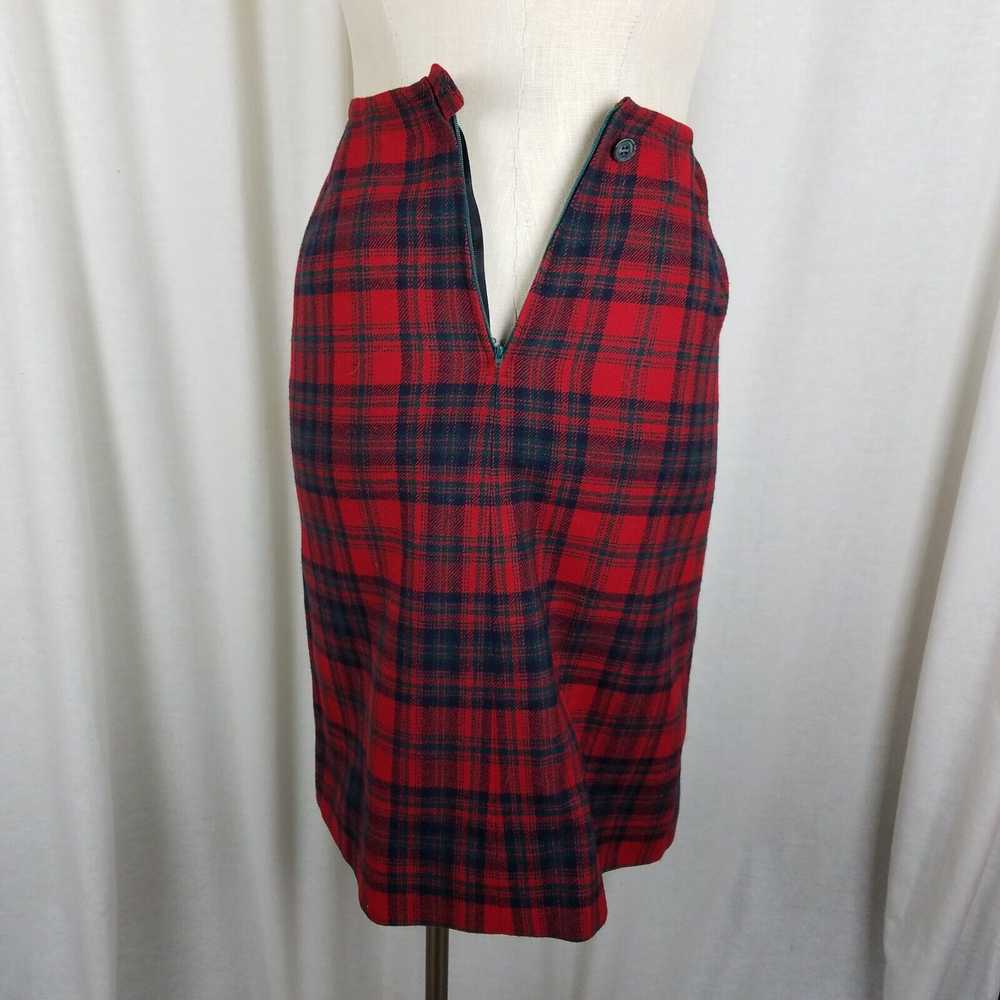 Pendleton Vtg Pendleton Calgary Wool Plaid Blazer… - image 7