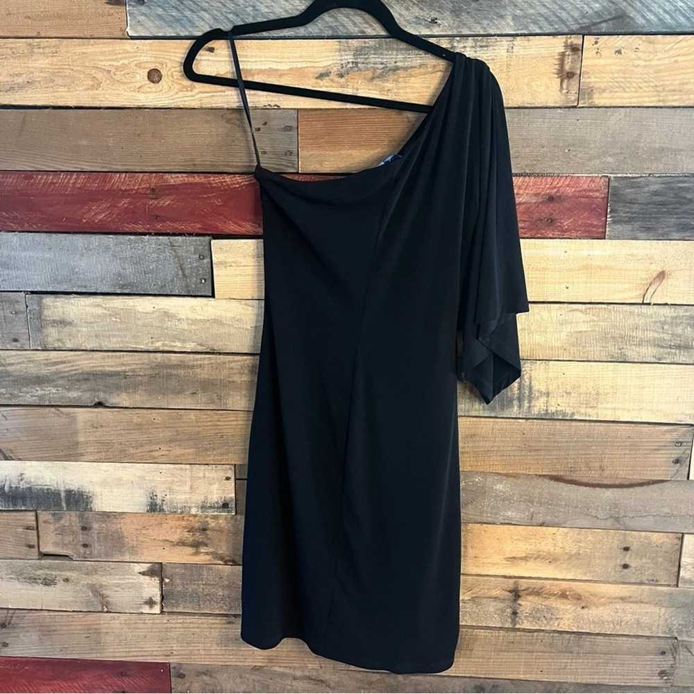 Saint Tropez West Black One Shoulder Dress 6 - image 2