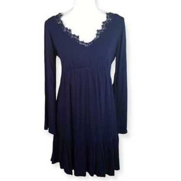 SOCIALITE NAVY BACK CUTOUT DRESS SZ.M EUC - image 1