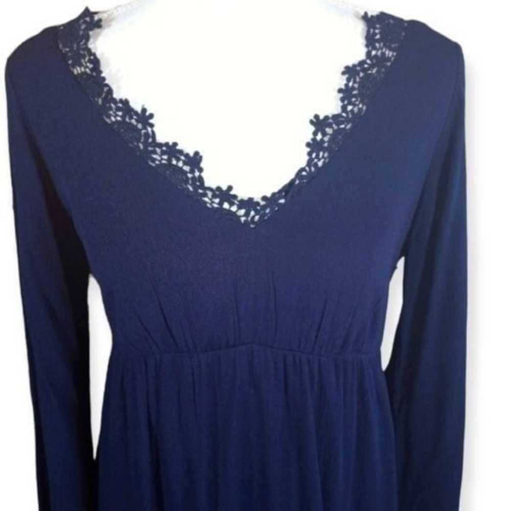 SOCIALITE NAVY BACK CUTOUT DRESS SZ.M EUC - image 2