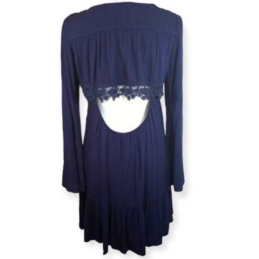 SOCIALITE NAVY BACK CUTOUT DRESS SZ.M EUC - image 4