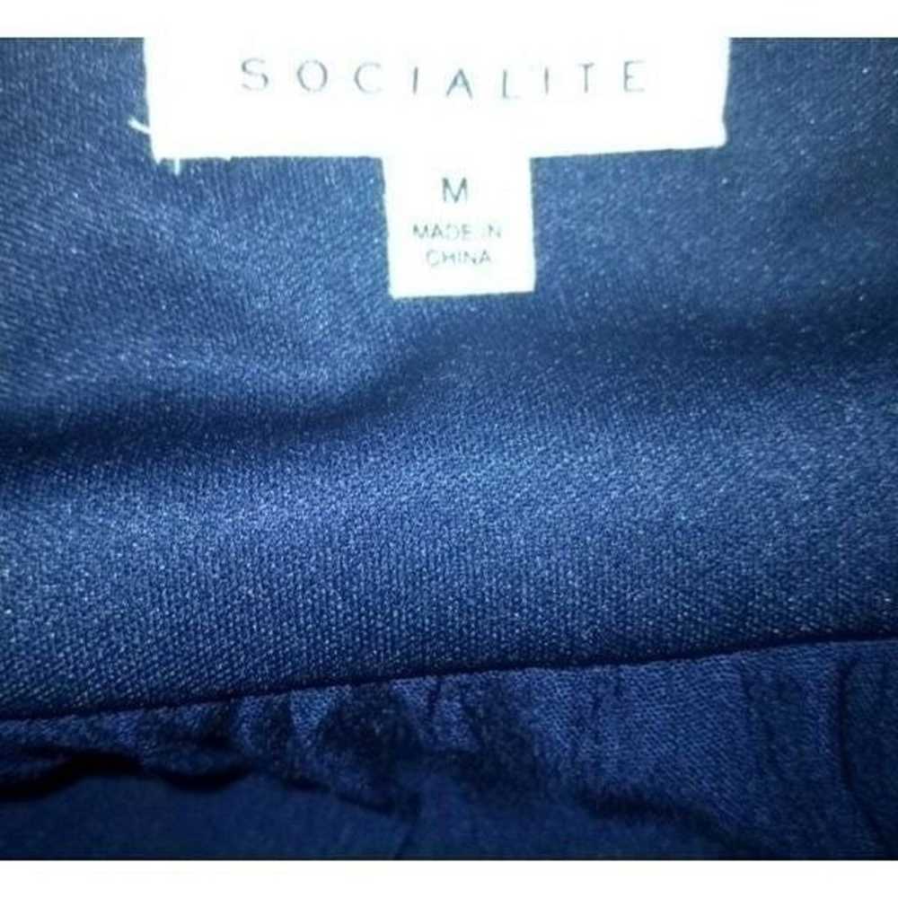 SOCIALITE NAVY BACK CUTOUT DRESS SZ.M EUC - image 5