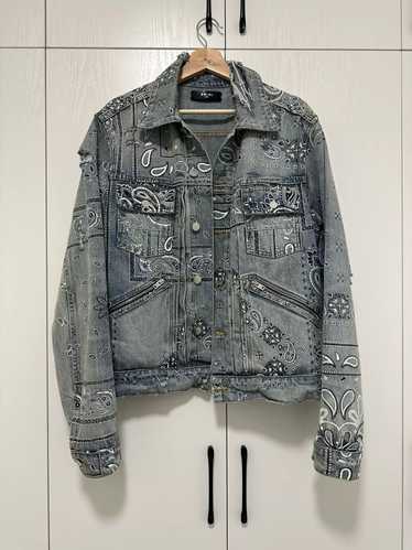 Amiri AMIRI Bandana Destroyed Trucker JKT