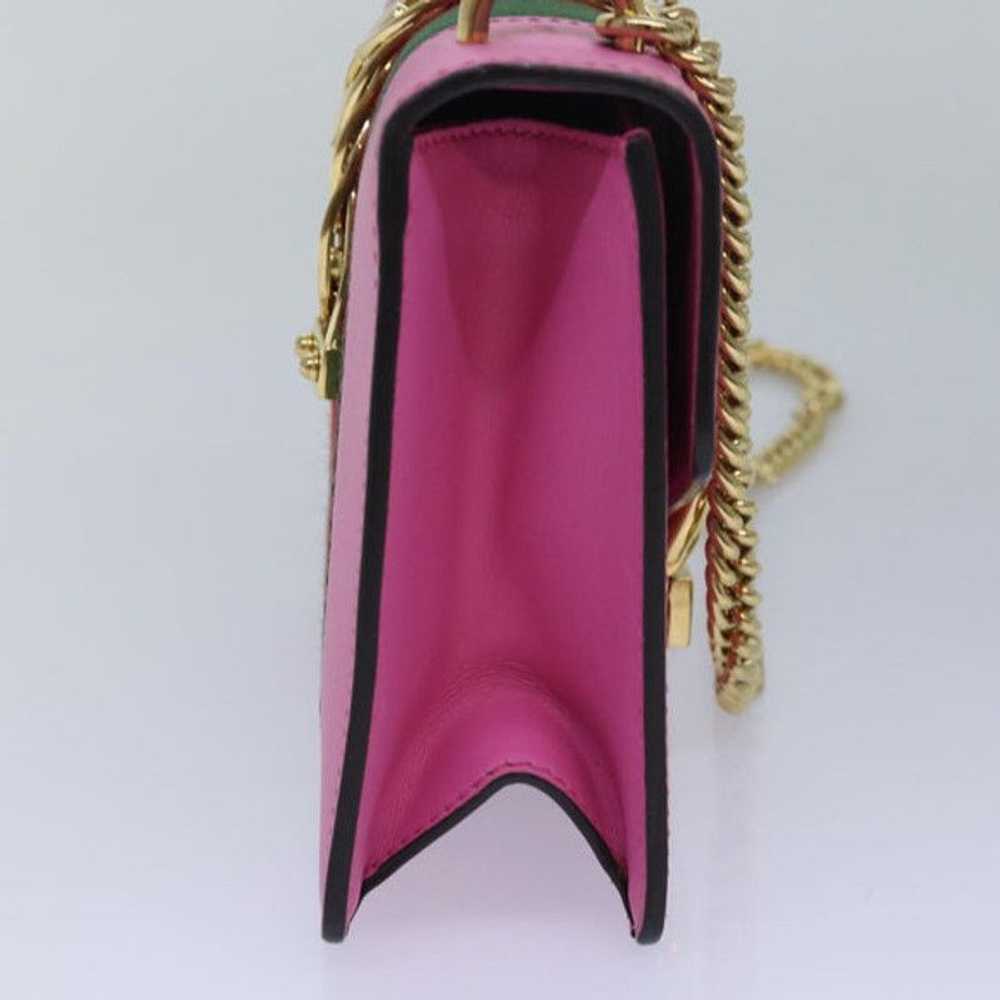 Gucci GUCCI Sylvie Web Sherry Line Mini Chain Bag… - image 3