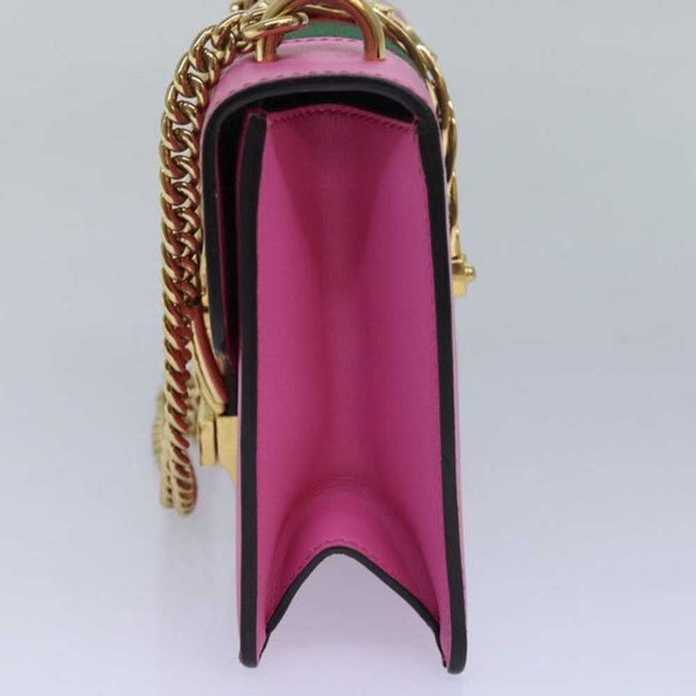 Gucci GUCCI Sylvie Web Sherry Line Mini Chain Bag… - image 4