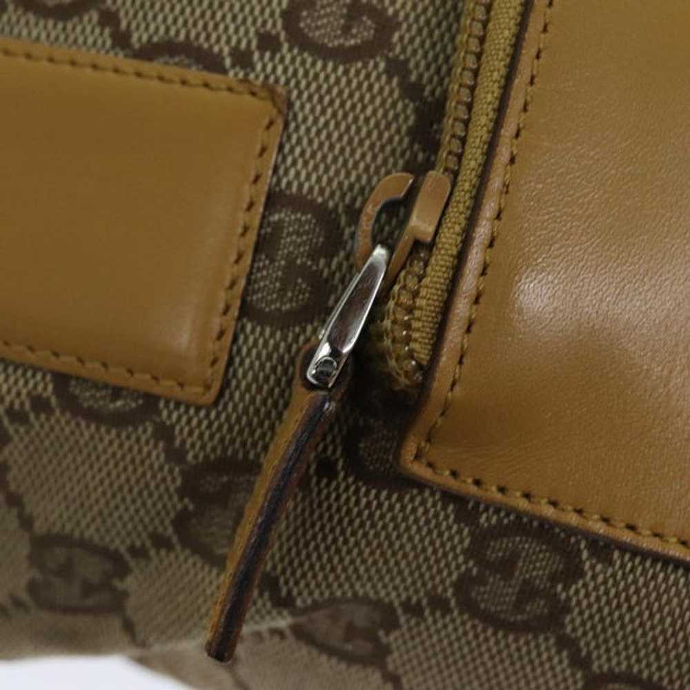 Gucci GUCCI GG Canvas Sherry Line Hand Bag Beige … - image 10