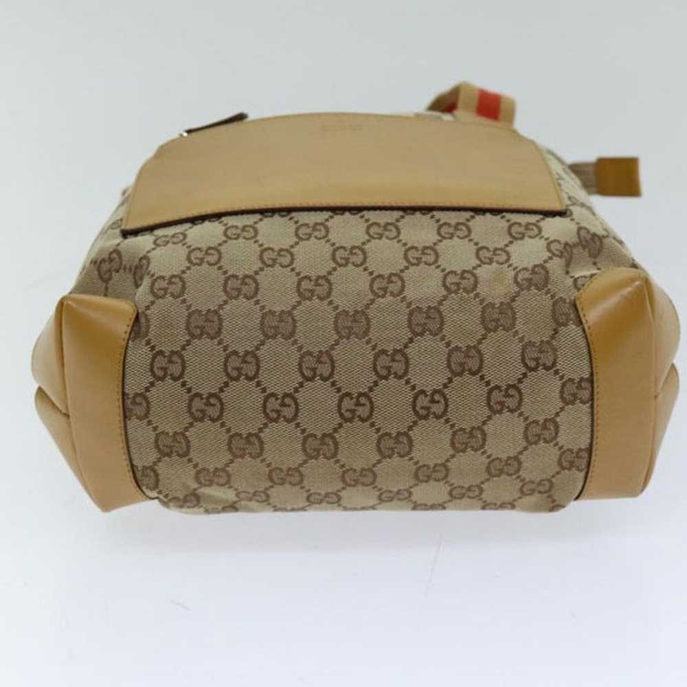 Gucci GUCCI GG Canvas Sherry Line Hand Bag Beige … - image 5