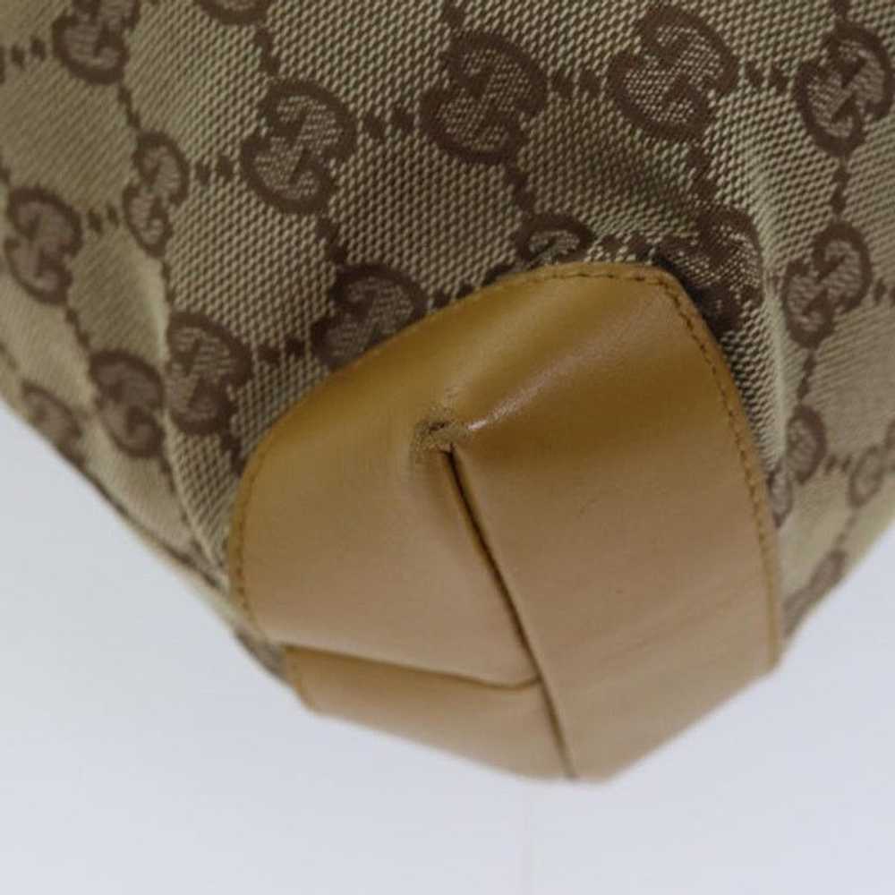 Gucci GUCCI GG Canvas Sherry Line Hand Bag Beige … - image 9