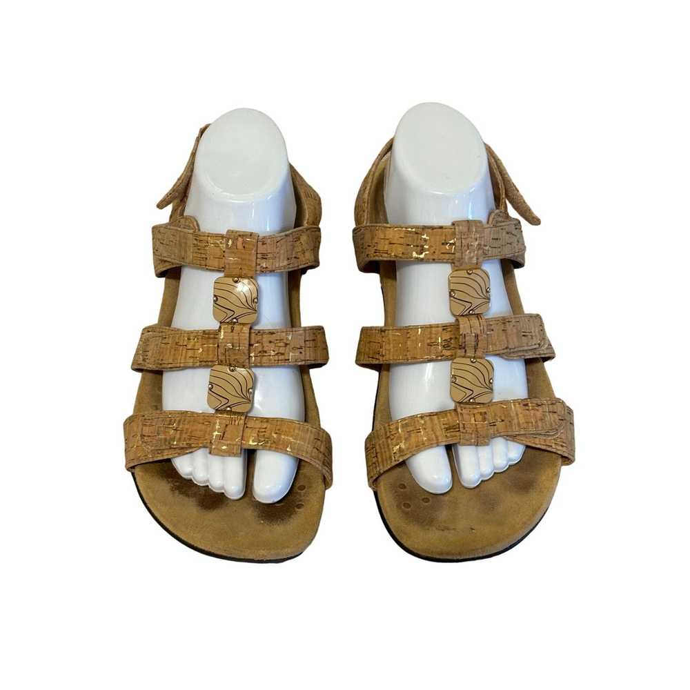 Vionic VIONIC Amber Sandals 10 Women Tan Metal Sq… - image 2