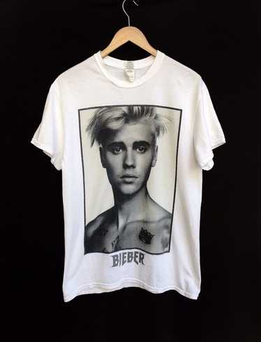 Vintage Justin Bieber Sorry T-shirt XL Gildan White Graphic