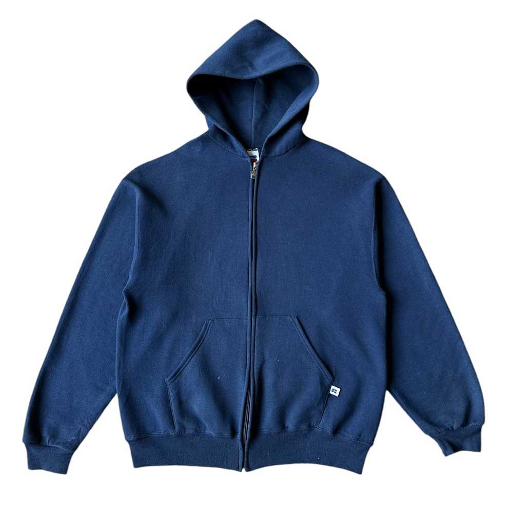 90s Russell zip hoodie large - image 1