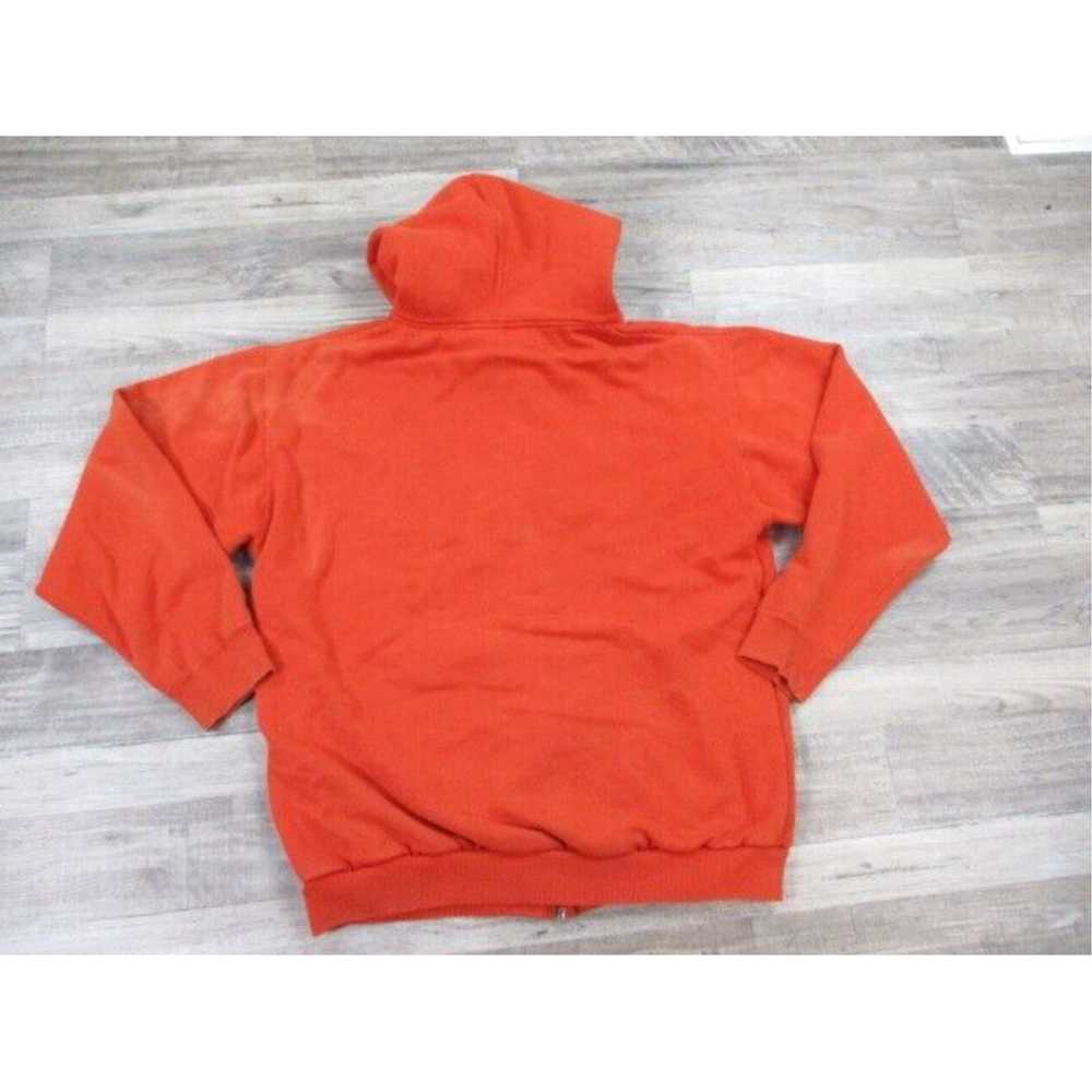 Jeep Mens Extra Large XL Faded Orange Hoodie Full… - image 2