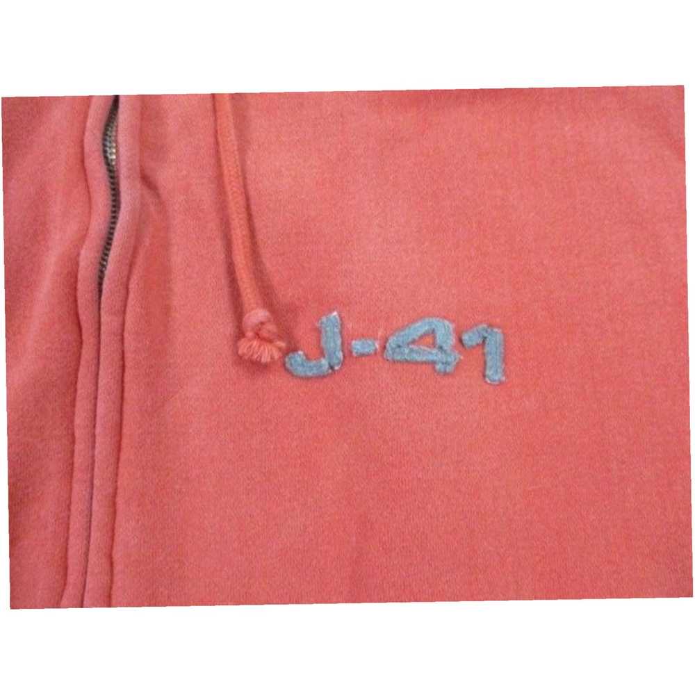 Jeep Mens Extra Large XL Faded Orange Hoodie Full… - image 3