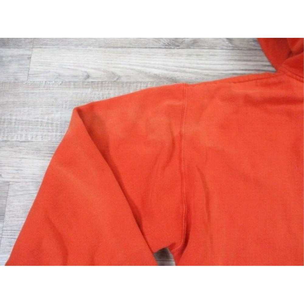 Jeep Mens Extra Large XL Faded Orange Hoodie Full… - image 5