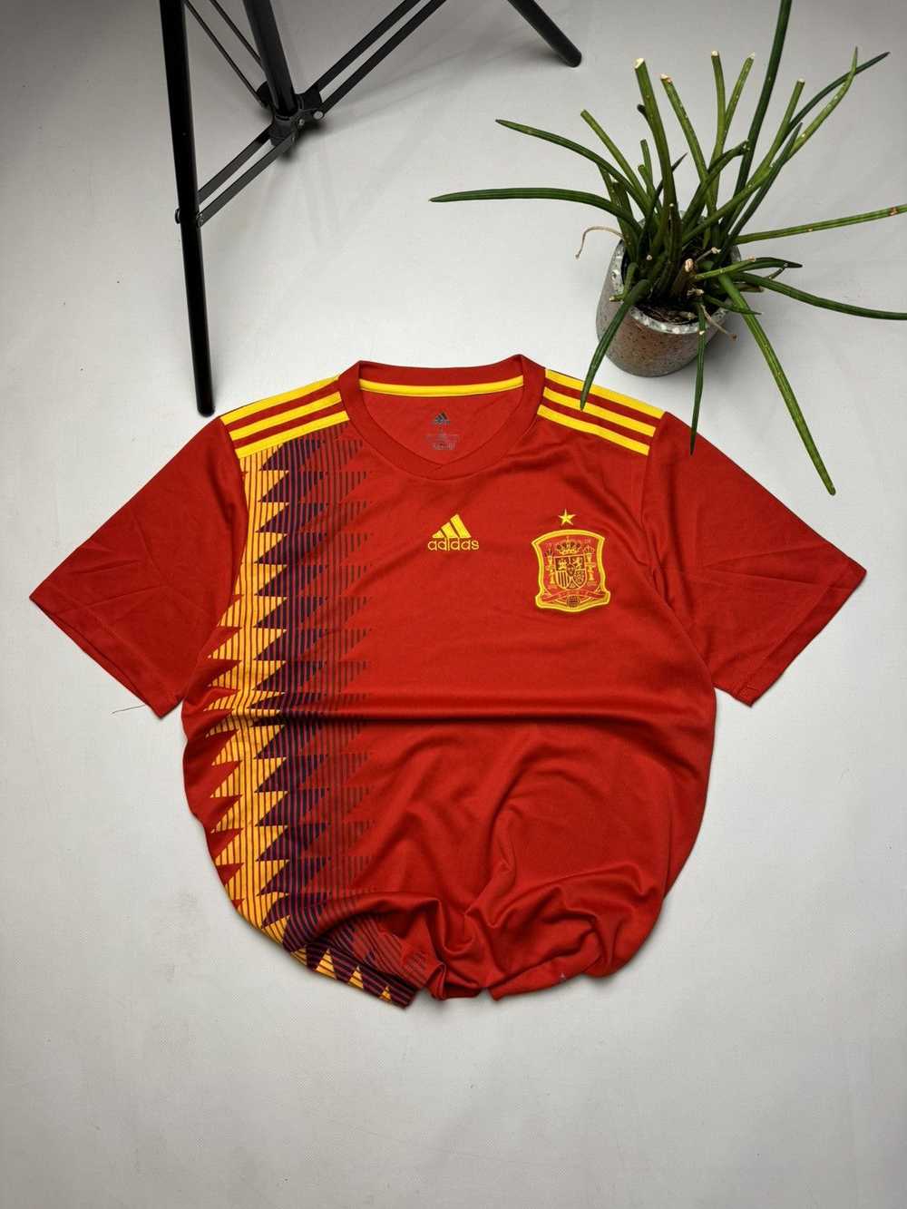 Adidas × Soccer Jersey × Streetwear Rare Spain Ad… - image 1