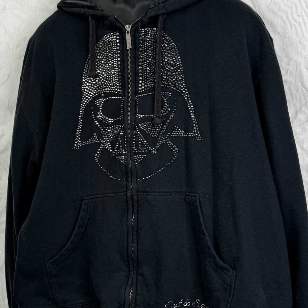 Star Wars x Marc Ecko Darth Vader Beaded Full Zip… - image 2