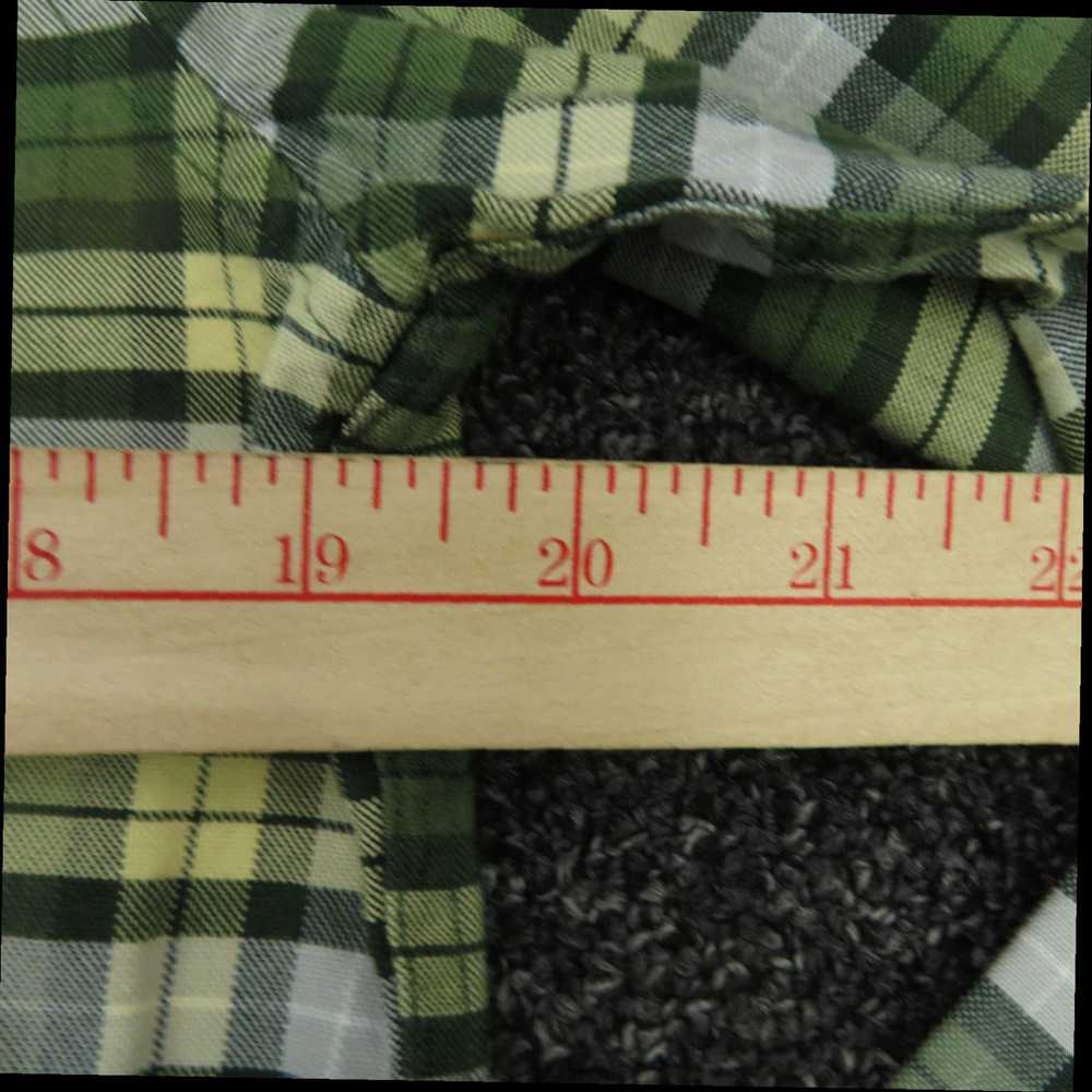 Abercrombie & Fitch Green and Yellow Plaid Patter… - image 3