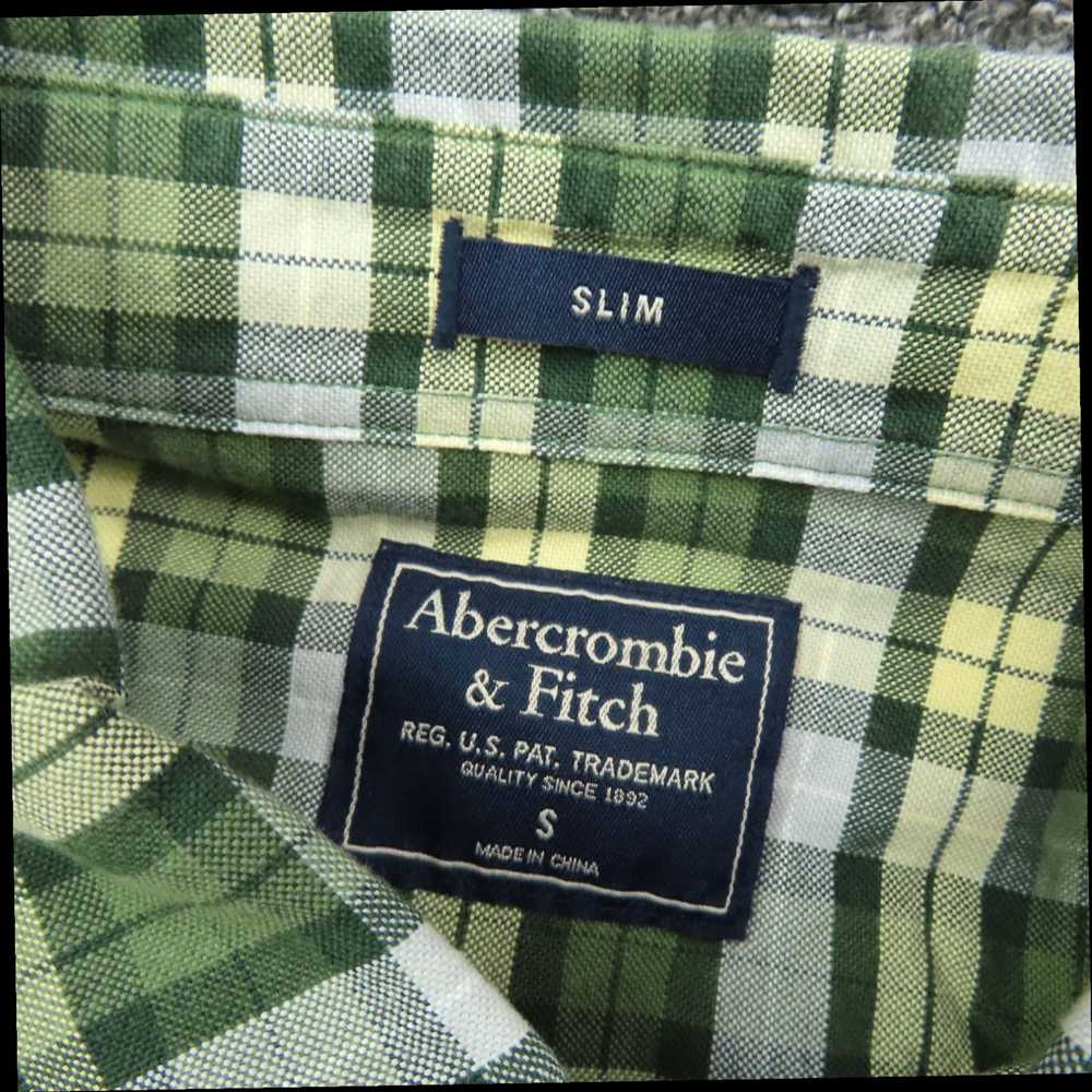 Abercrombie & Fitch Green and Yellow Plaid Patter… - image 7