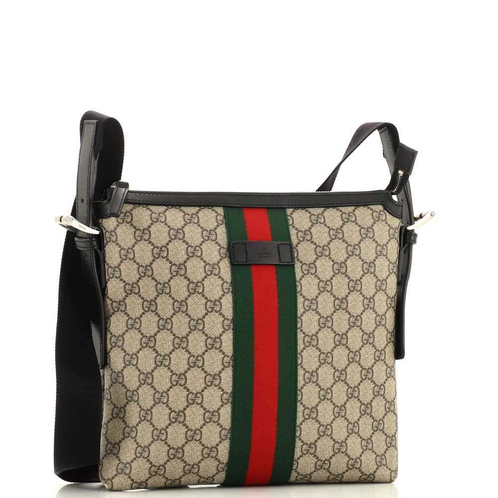 GUCCI Web Messenger Bag GG Coated Canvas Medium - image 2