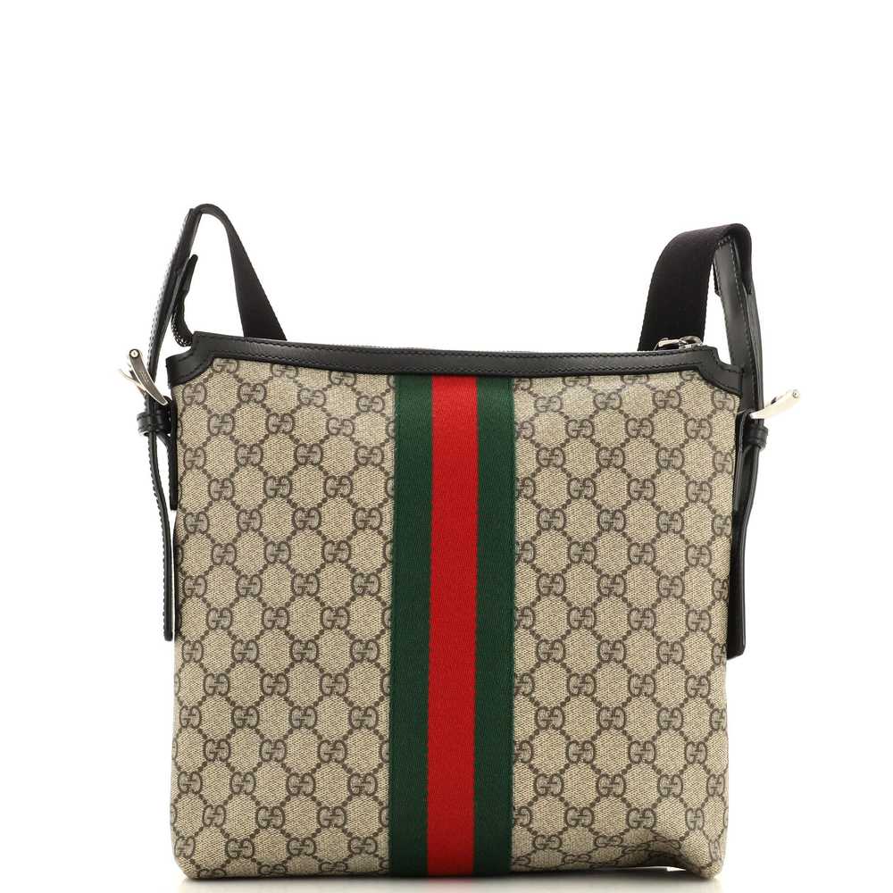 GUCCI Web Messenger Bag GG Coated Canvas Medium - image 3