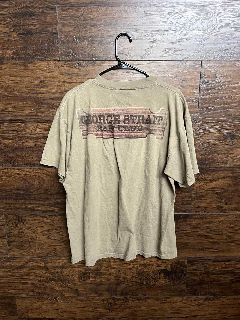 Tultex VTG George Strait T-shirt Fan Club - Count… - image 2