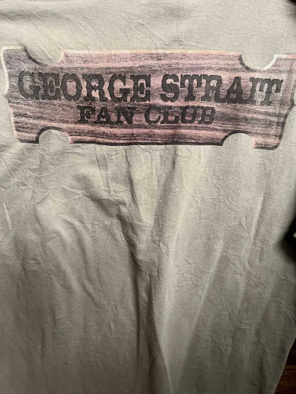 Tultex VTG George Strait T-shirt Fan Club - Count… - image 5