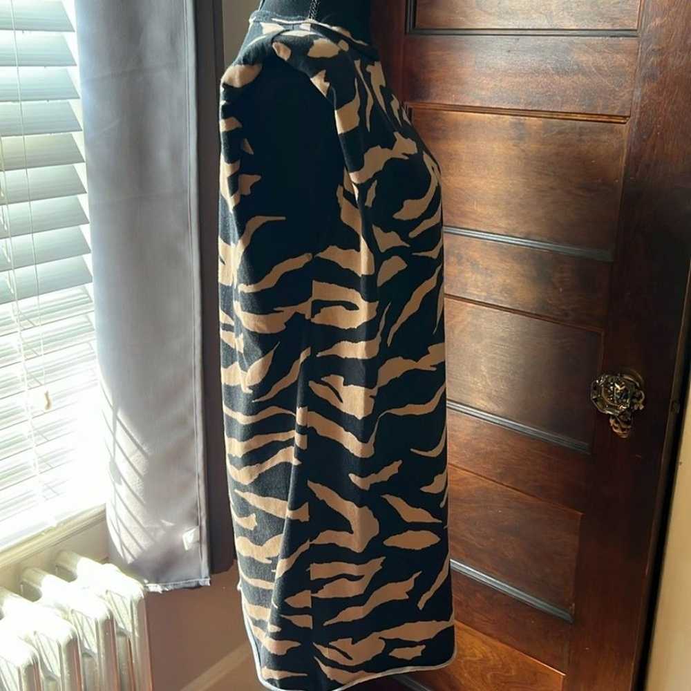 ASOS Zebra Print Mini t-Shirt dress Size 6 - image 9