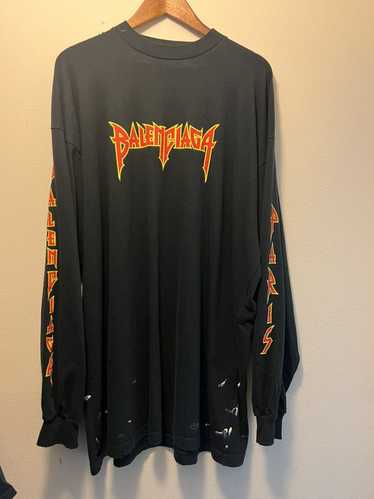 Balenciaga Balenciaga metal long sleeve shirt