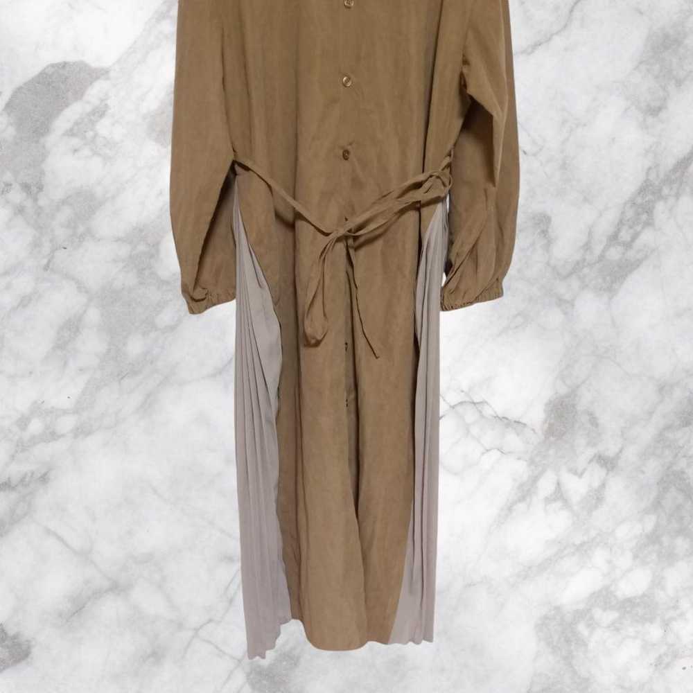 Light brown long one-piece dress with long sleeve… - image 7