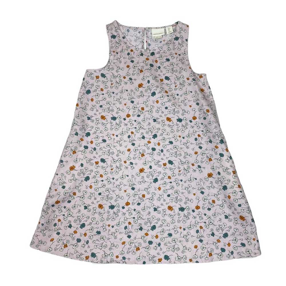 Cynthia Rowley Womens 100% Linen Sleeveless Flora… - image 2