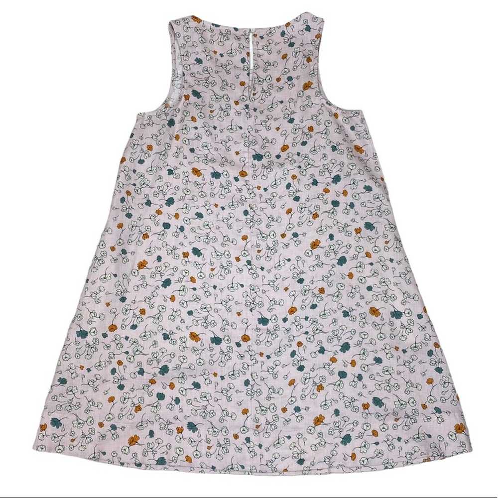 Cynthia Rowley Womens 100% Linen Sleeveless Flora… - image 3