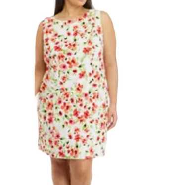 AGB
Plus Size Sleeveless Polka Dot Sheath Dress s… - image 1