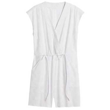 athleta marlow printed romper white & gray snake … - image 1