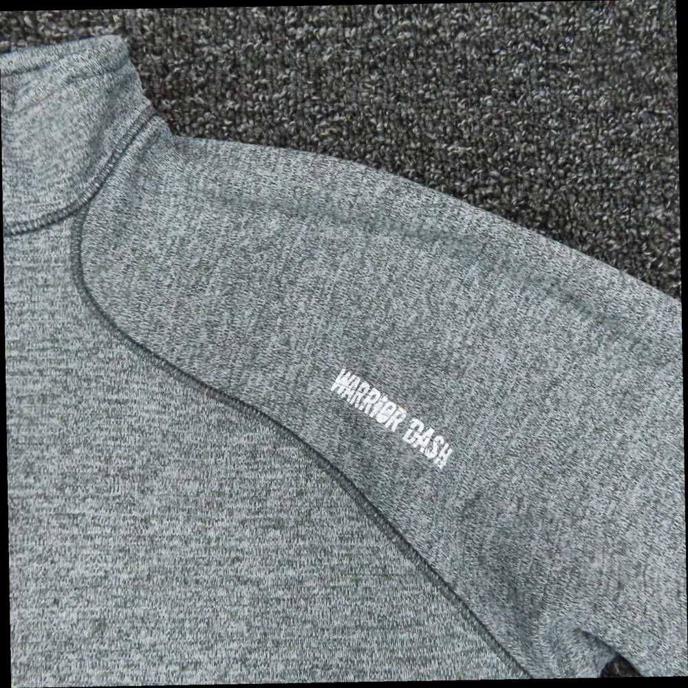 Reebok Womens Small Gray Full Zip Long Sleeve Moc… - image 3