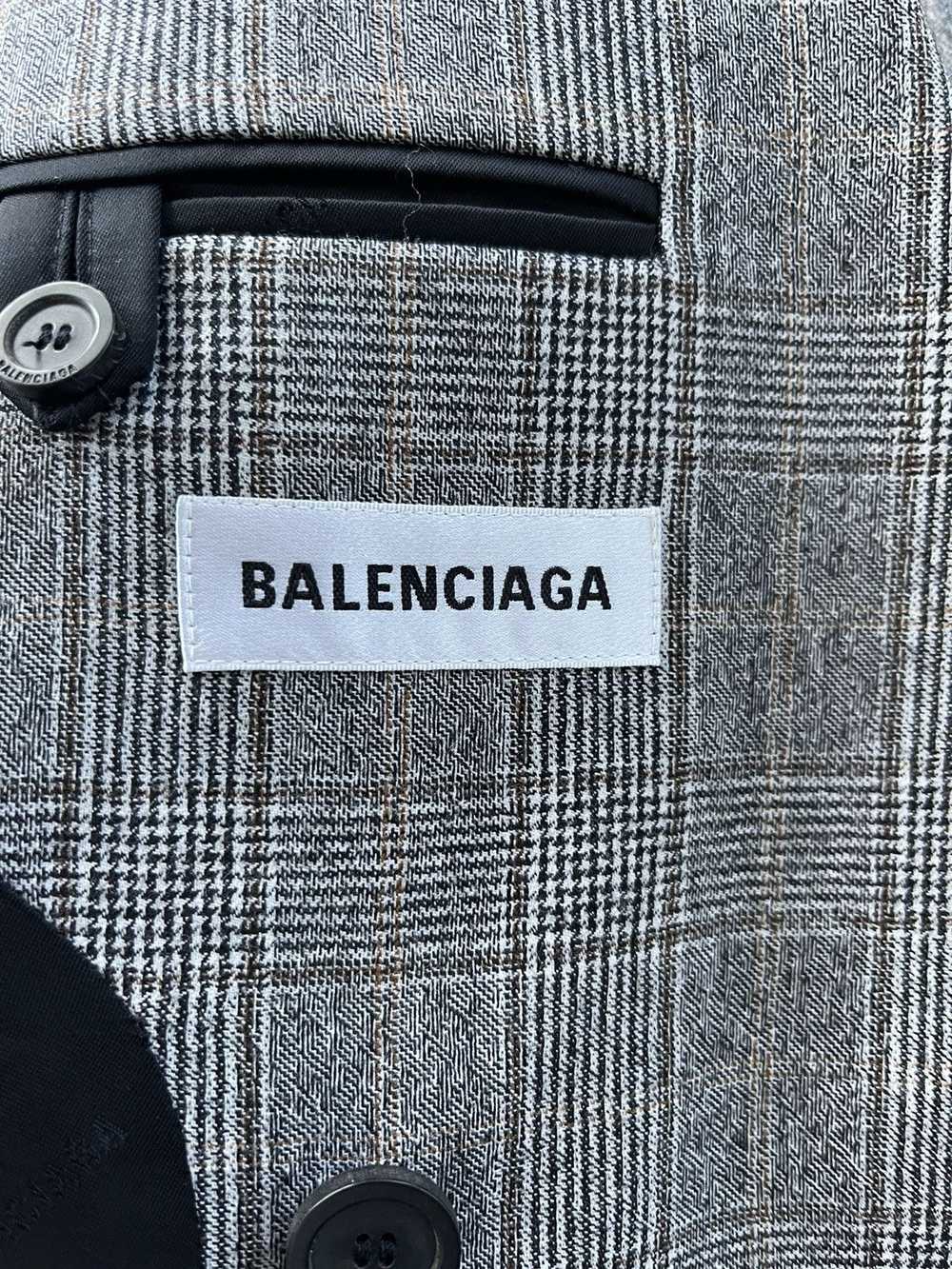 Balenciaga Single-breasted checked blazer - image 6