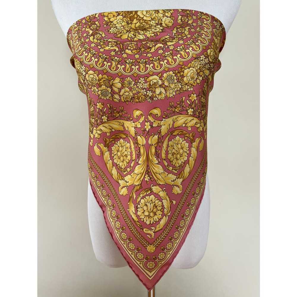 Versace Silk scarf - image 10