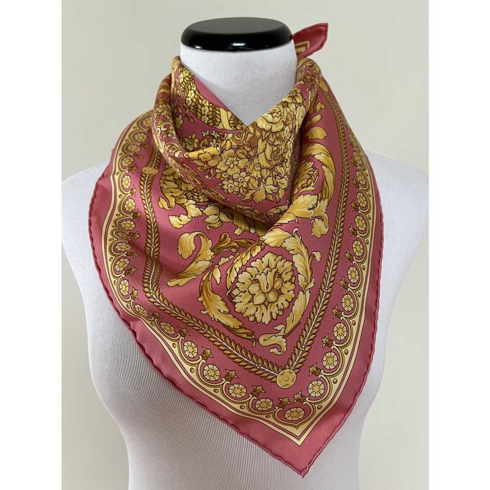 Versace Silk scarf - image 9